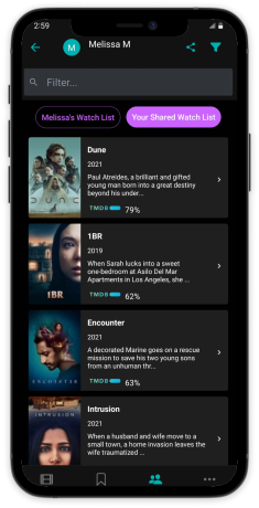 Movies + TV React Native App